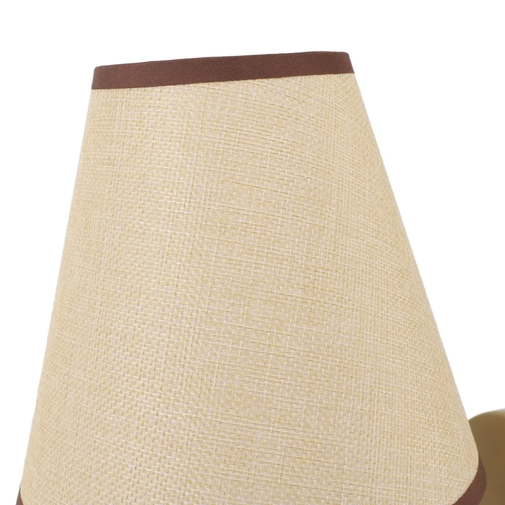 Decorative Linen Wall Lamp Iron Base 110-220V Wall Sconce Lamp Hardwired Brass Gold Wall Lighting Fixture Corridor