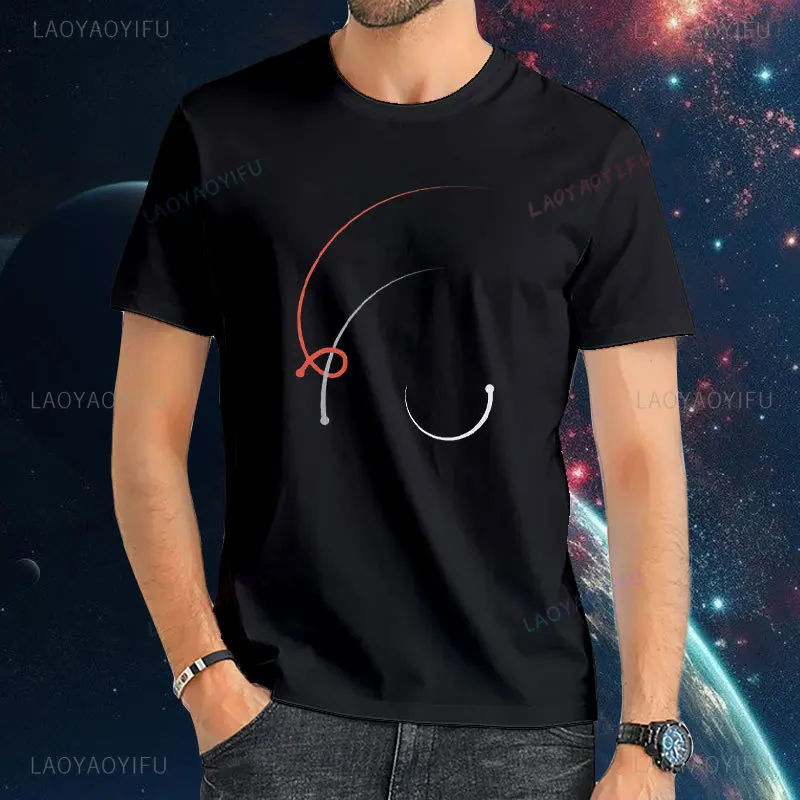 삼체 문제 첫 접촉 딜레마 그래픽 티셔츠, 남녀공용 헤비 하이 퀄리티 코튼 티셔츠, 공상 과학 영화  Best5