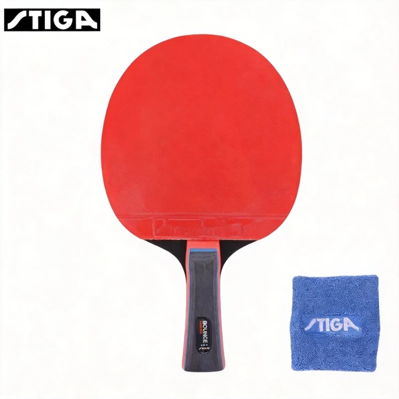 

Stiga PRO BOUNCE 3 Stars Pimples In Table Tennis Racket FL/CS Shakehands Ping Pong Paddle