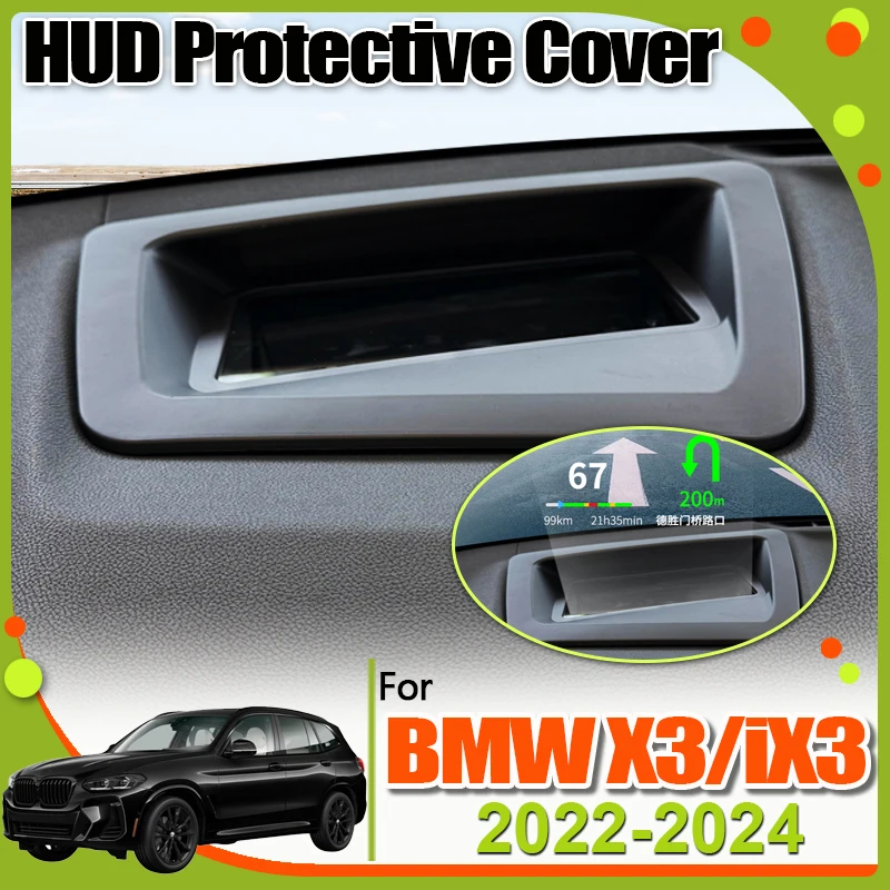 

Car HUD Display Protective Cover For BMW X3 G01 Accessories IX3 2022 2023 2024 Dustproof Head Up Reflective Anti-scratch Screen