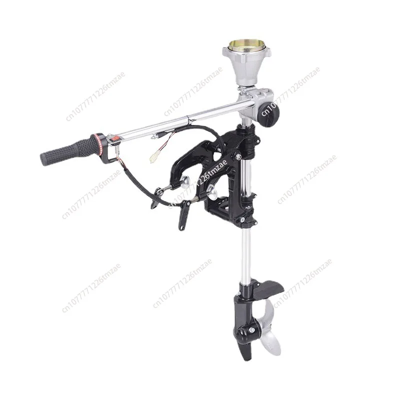 Gear ratio 3:2 Outboard motor propeller gasoline lawn mower modified bracket four-stroke inflatable boat fishing boat kayak hook