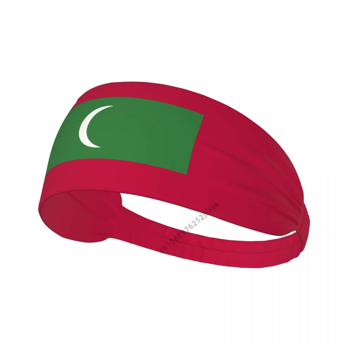 

Maldives Flag Men Women Bands Elastic Wide Headbands For Yoga Sports Fitness Exercise Tennis Running Gym Dance Athletic