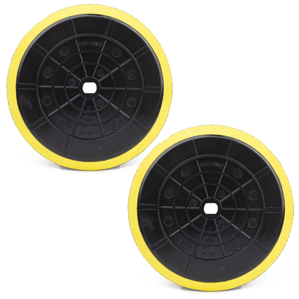 2 Pack Buffer Pads Polished Disc Backing Pads Hook&Loop Replacement Waxing Backing Pads For Cordless Buffer Polisher