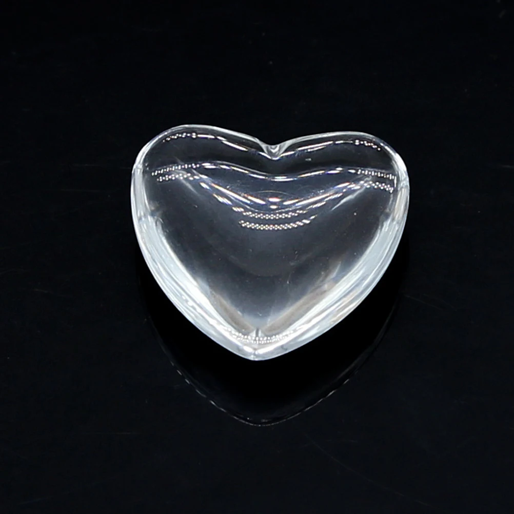 

100Pcs Heart Shaped DIY Jewelry Sticker 25mm Easy Stick Craft Accessory for Pendant Earring Glass Ornament DIY Pendant Accessory