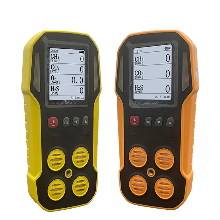 

Wholesale price 100% infrared sensor CH4 landfill gas analyzer Handheld methane gas leak biogas detector with CO2 probe