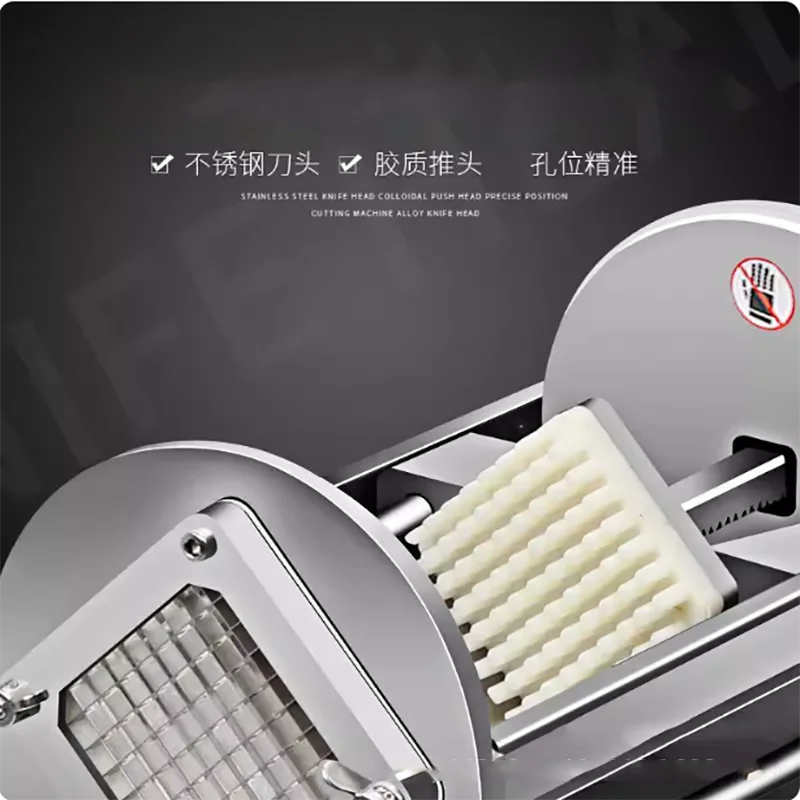 قطاعة خضراوات البطاطس المقلية الكهربائية الجديدة 220 فولت آلة قطع شريط البطاطس مع محرك ومضخة لاستخدام المطاعم #1