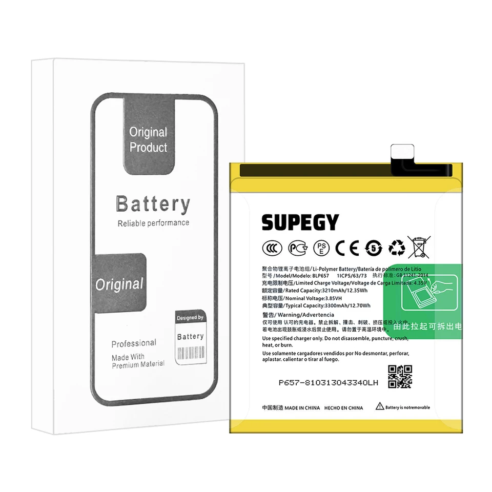 Batería 100% Nueva BLP657 para OnePlus 6 /A6000/A6003, reemplazo + herramientas gratis 2
