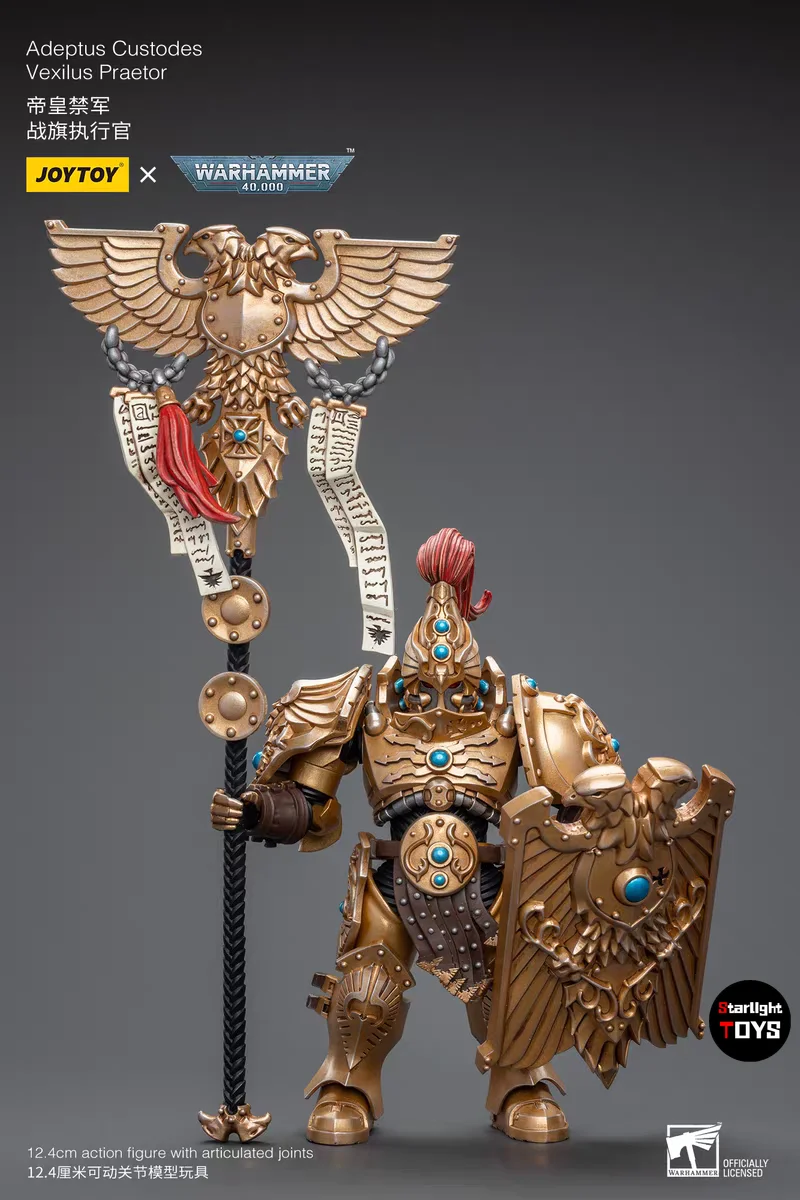 

JOYTOY 1/18 Action Figure Adeptus Custodes Vexilus Praetor Toy Model Gift