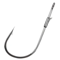 10Pcs Baitholder fishing Hooks Texas Rig Fishing jig Hooks reinforced Sharp Barbed worm hooks for Bass Trout lure fishing