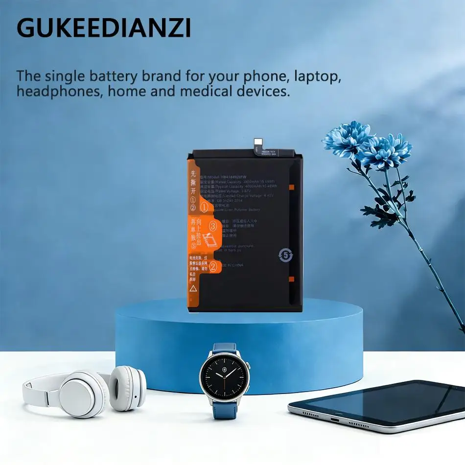 

Долговечная высокопроизводительная батарея HB416492EFW для мобильных телефонов, 4000 мАч, для Huawei Honor X8 2022, X30i, Tfy-AN00, Tfy-AL40, Tfy-TN00