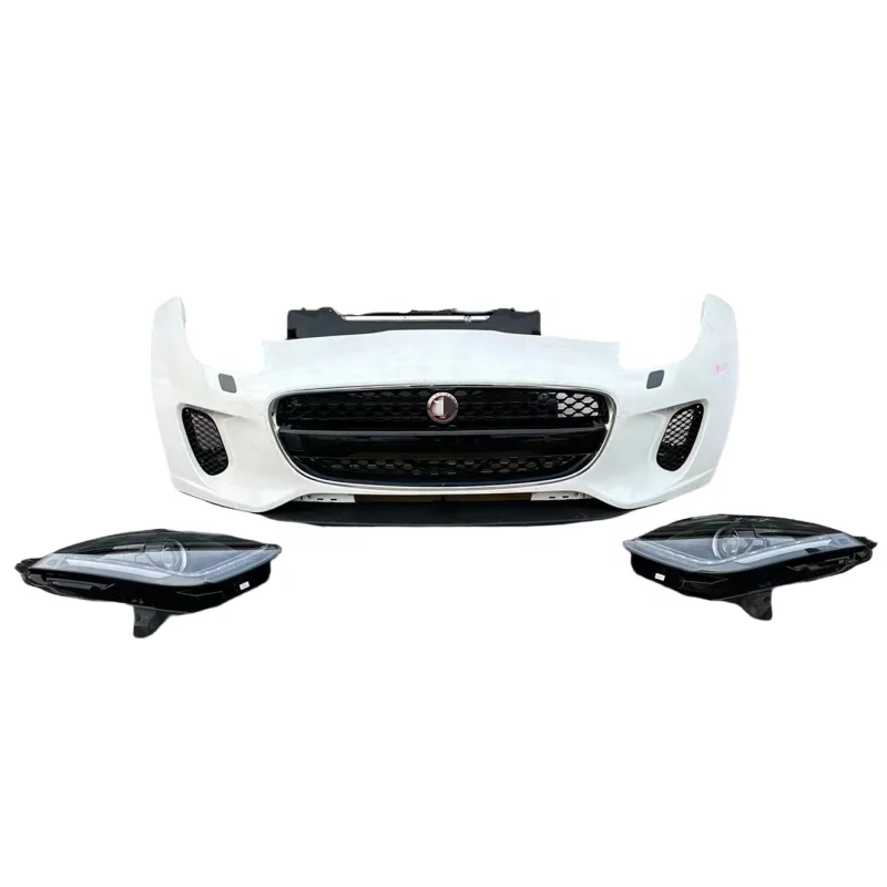 For Jaguar F-TYPE Body Kit Headlight Radiator Front and Rear Bumper Frame Fender Hood radar Used Parts