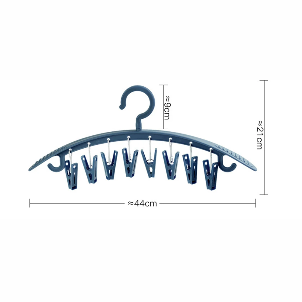 Perchas de plástico para ropa, ahorro de espacio