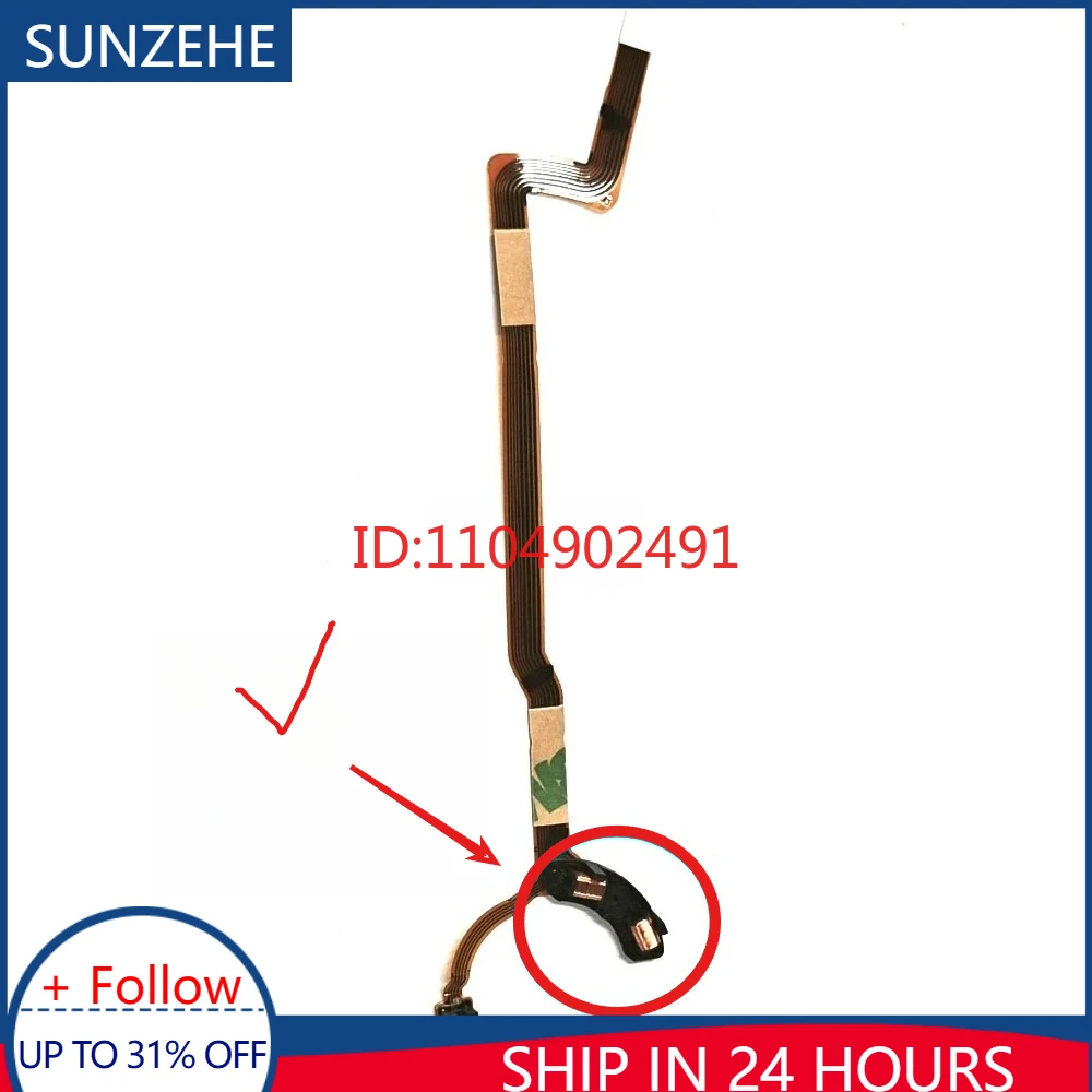 Новинка для Canon EF-S 18-55 мм F/3,5-5,6 (без IS) Гибкий кабель диафрагмы объектива 18-55 мм с компонентами, запасные части для объектива Новинка для Canon EF-S 18-55 мм F/3,5-5,6 (без IS) Гибкий кабель диафрагмы объектива 18-55 мм с компонентами, запасные части для объектива