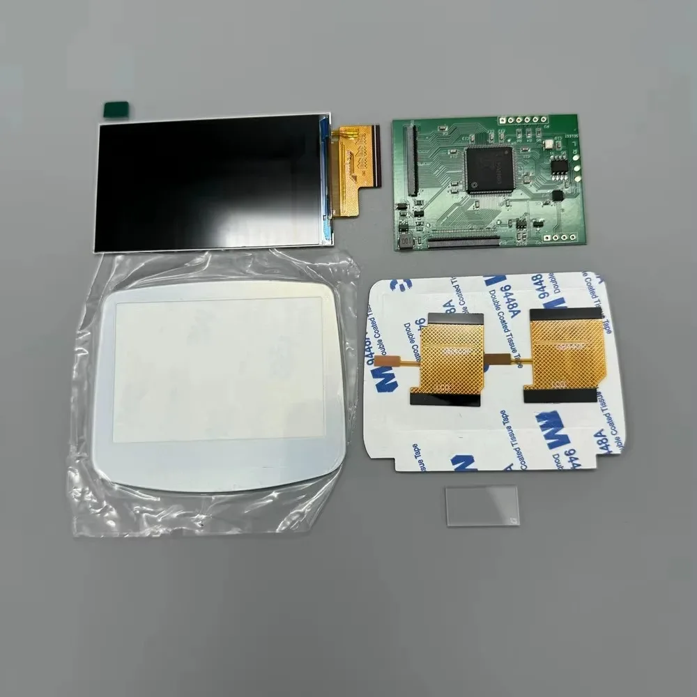 2,9 inch origineel formaat IPS LCD-scherm met hoge helderheid voor Gameboy Advance GBA, ondersteunt pixelmodusweergave, warmlichtschermen