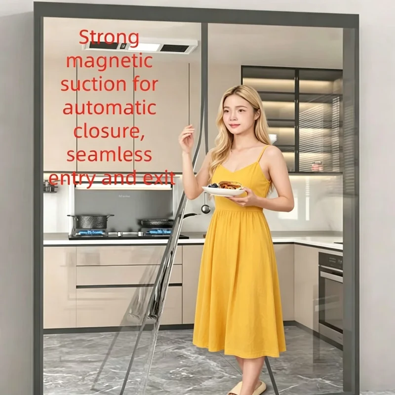 Windproof and Warm in Winter, Insulated Air Conditioning Door Curtain in Summer