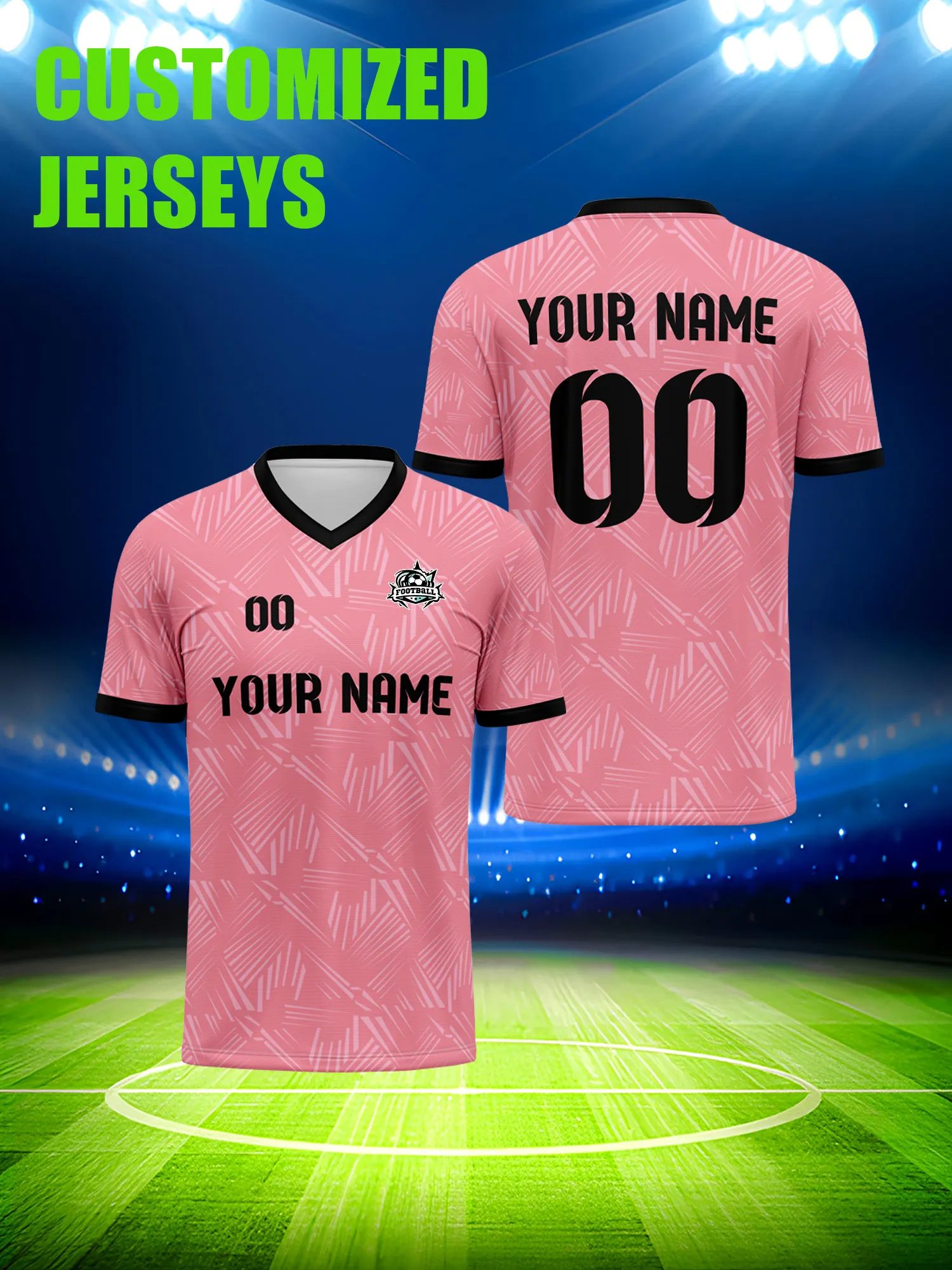 

Custom Soccer Jersey With Custom Image, Number And Name, official fan merchandise store kit