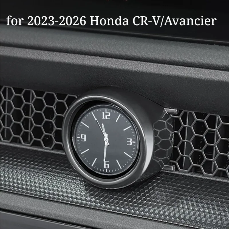 Air Vent Quartz Watch Decor & Car Center Console Clock - Fit for 2023-2026 Honda CR-V/Avancier Interior Accessories