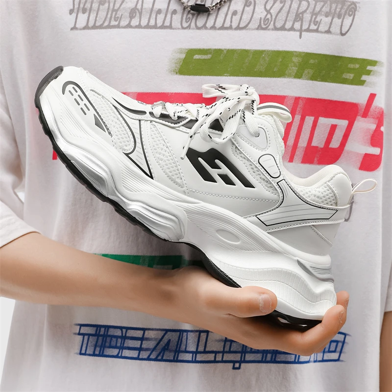 

Men's Shoes 2025 New Autumn Trendy Brand Torre Men's Thick Sole Increased Casual Flow Reflective Sports Running Trendy Shoes