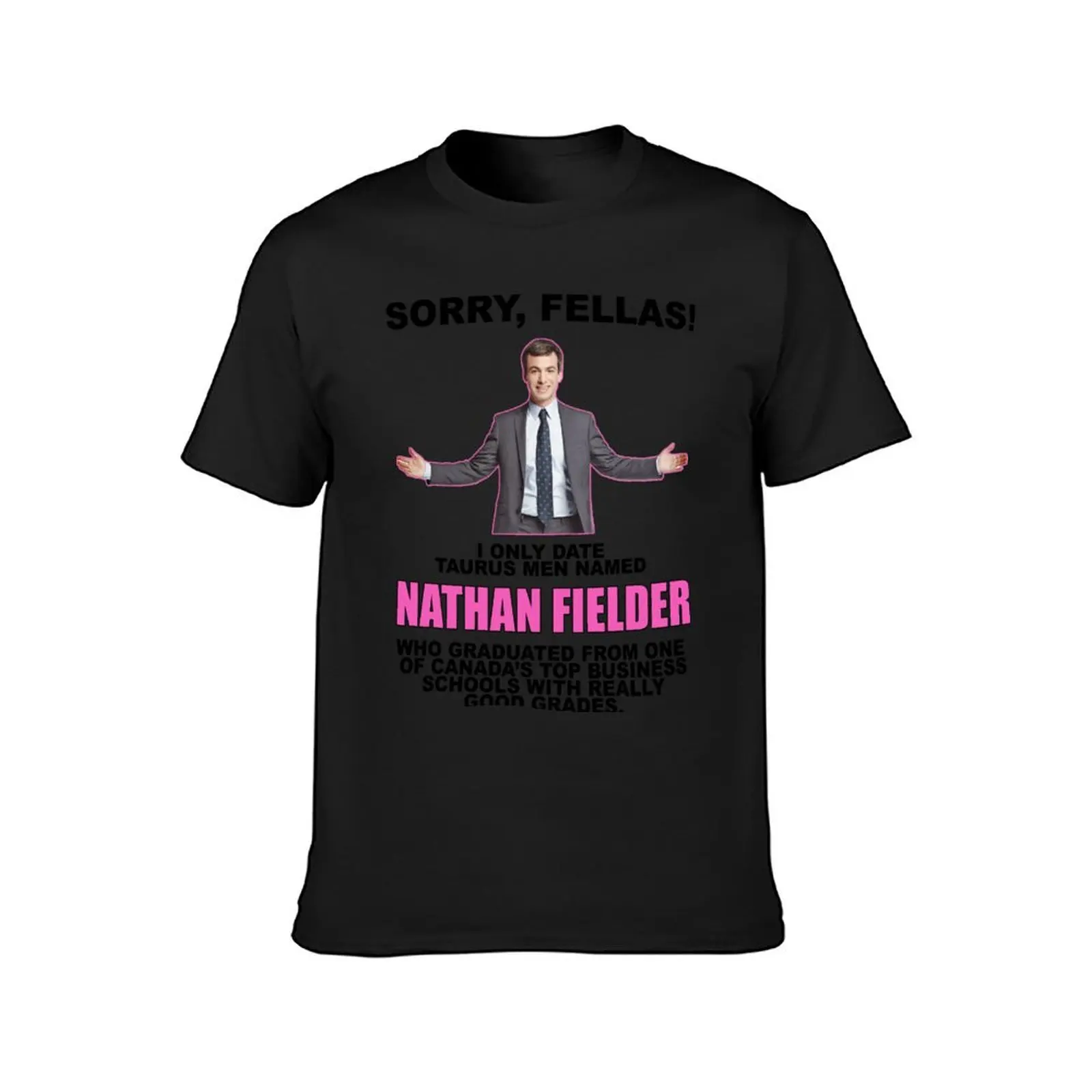 nathan fielder T-Shirt korean fashion vintage clothes mens cotton t shirts