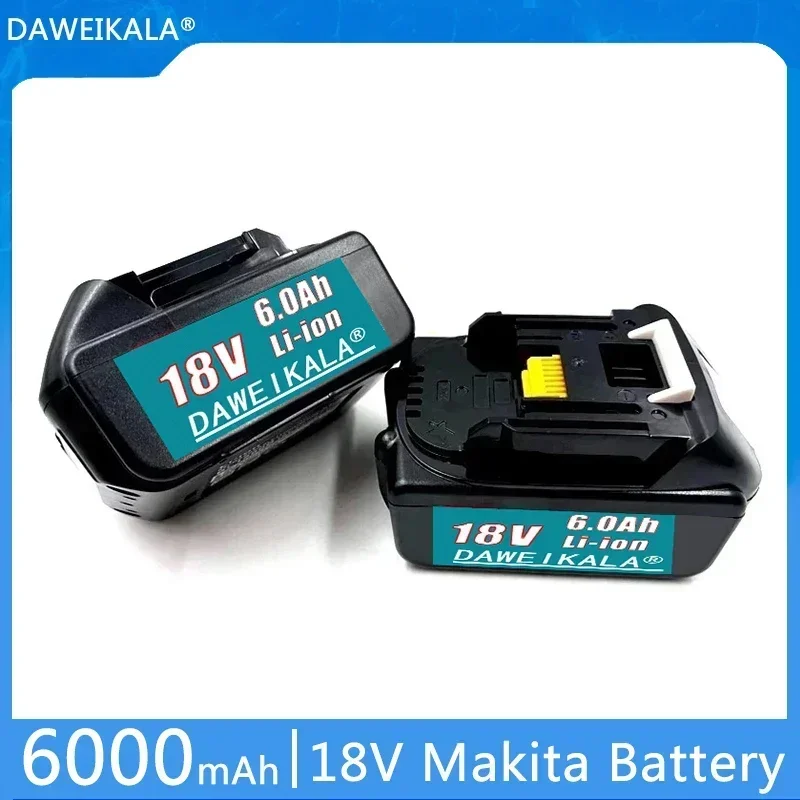 Imagem -06 - Bateria de Iões de Lítio Recarregável para Makita Mais Recente Atualização Bl1860 18 v 6000mah Bl1840 Bl1850 Bl1830 Bl1860b Lxt 400