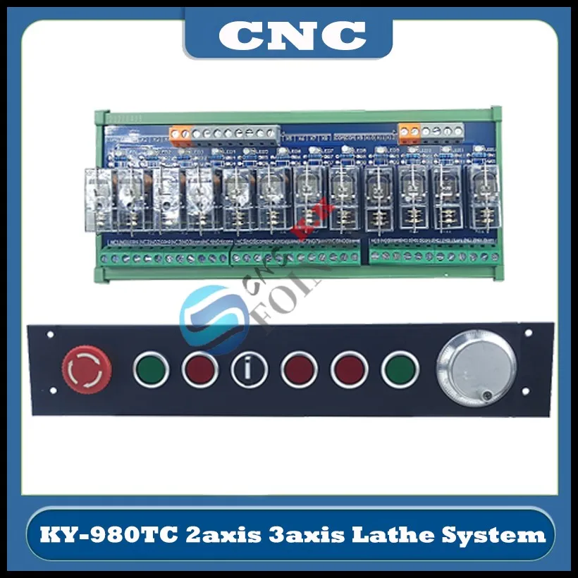 HOT CNC 2axis 3axis Lathe Motion Control System Keyuan KY-980TC  Controller Offline Motion Large Machine Tool Equipment