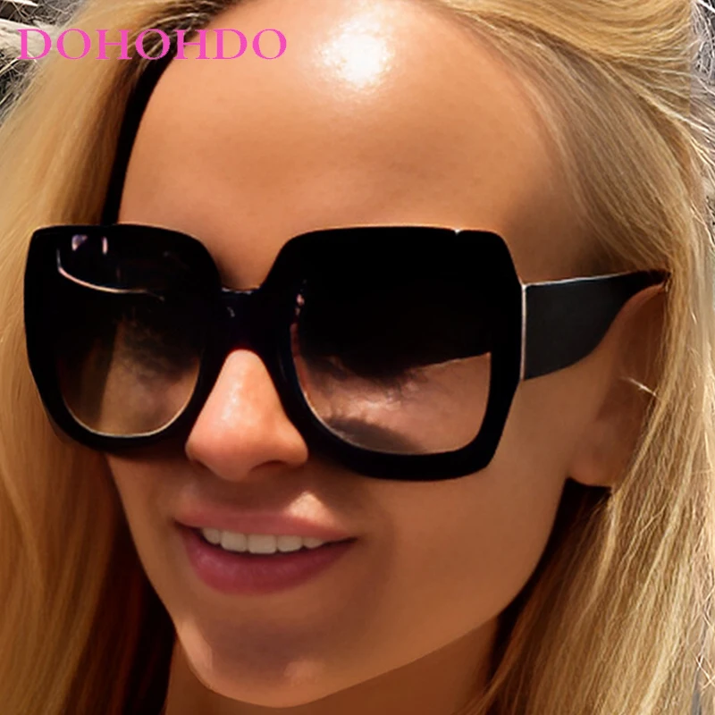 

Oversized Retro Square Women Sunglasses Luxury Designer Big Frame Eyewear Men Outdoor Driving Travel Eyewear Ladies Lentes UV400