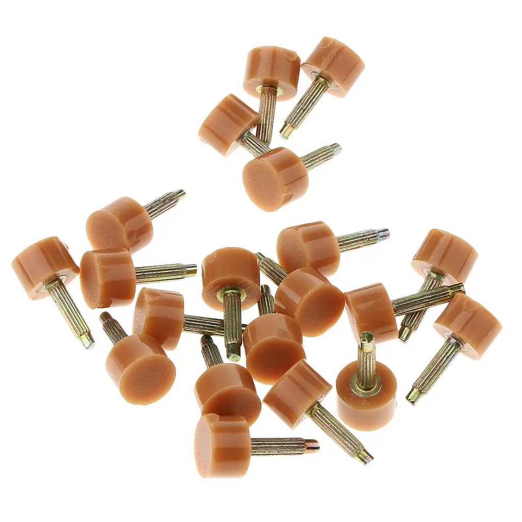 Dica de substituição do salto alto para reparo do sapato, bege grande, 9mm, 10mm, 2x10Pairs