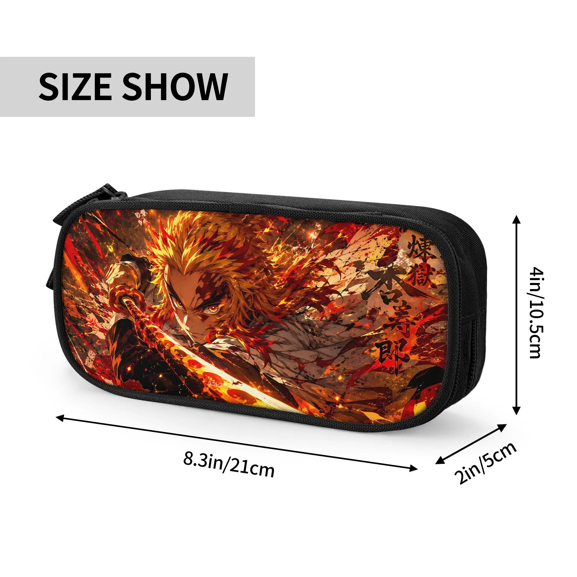 Custom Demon Slayer Large Capacity Bags for Child  Handheld Study Bag for Boys Gilrs Kids