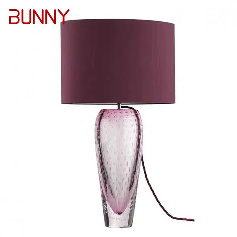 

BUNNY Nordic Glaze Table Lamp Modern Art Iiving Room Bedroom Study Hotel LED Personality Originality Desk Light