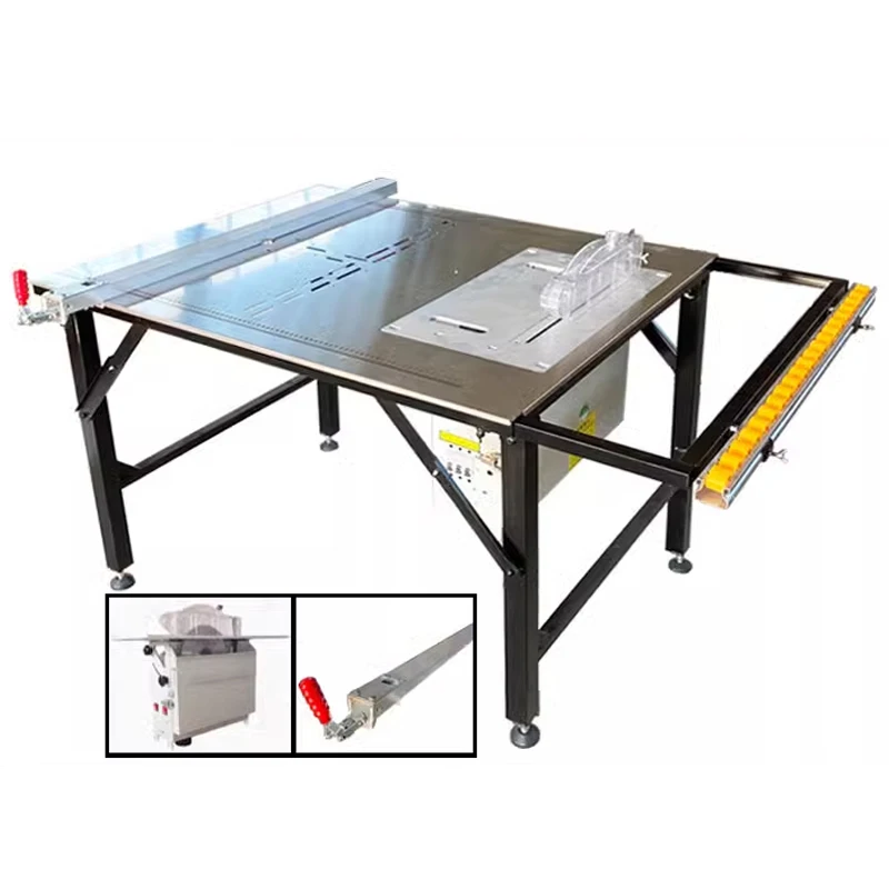 Woodworking Folding Workbench Multifunctional Saw Table Portable Dust-Free Sub-Saw Saw All-in-One Workbench 2800W