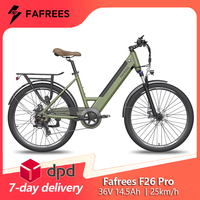 Fafrees F26 Pro Electric Bicycle for Men Mountain Bike 250W 36V 14.5Ah Lithium Battery City E-bike