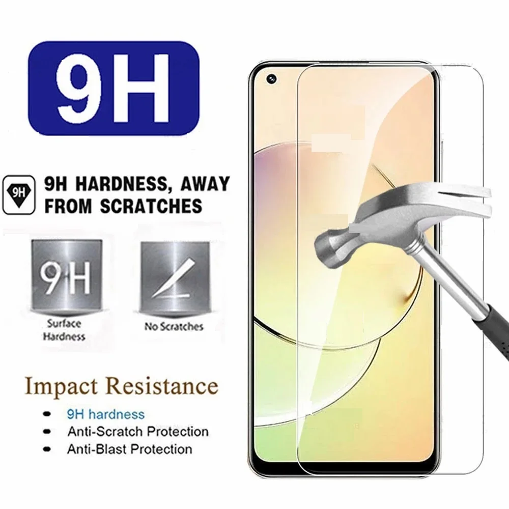 Protective Glass For Realme 10 9 8 Pro 8i 8S 9i Tempered Glass on For Realme 7 6 5 Pro 7i 6i 5i 6S 5S Glass Screen Protector