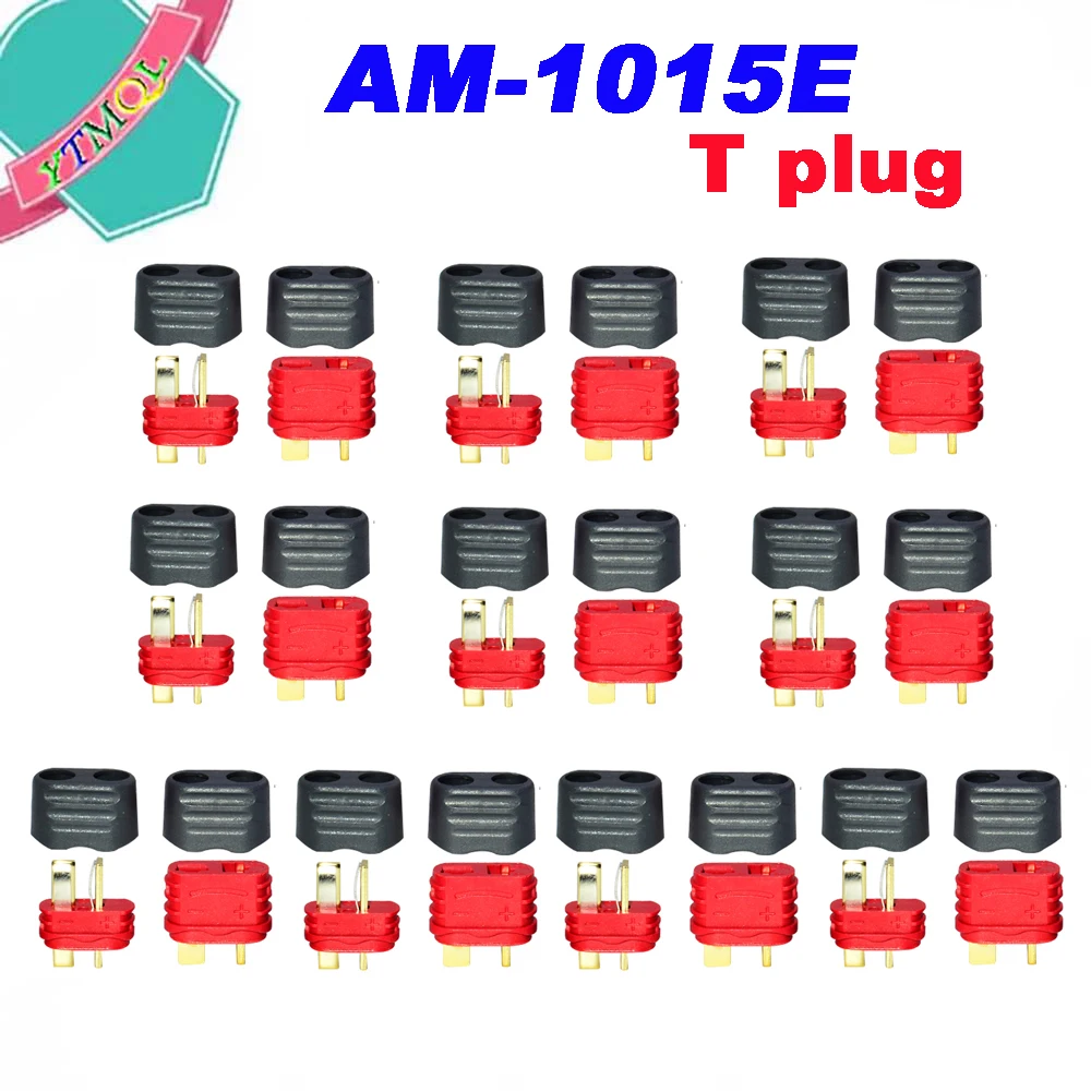 

10-100PCS T plug AM-1015E Male Female Bullet Connector Plug the Upgrade For RC FPV Lipo Battery RC Quadcopter