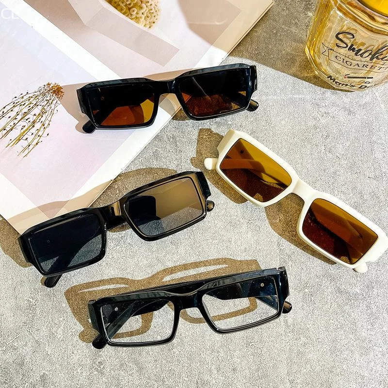 

Fashion Small Frame Square Sunglasses UV400 Shades Eyewear Beach Travel Vintage Sun Glasses Accessories