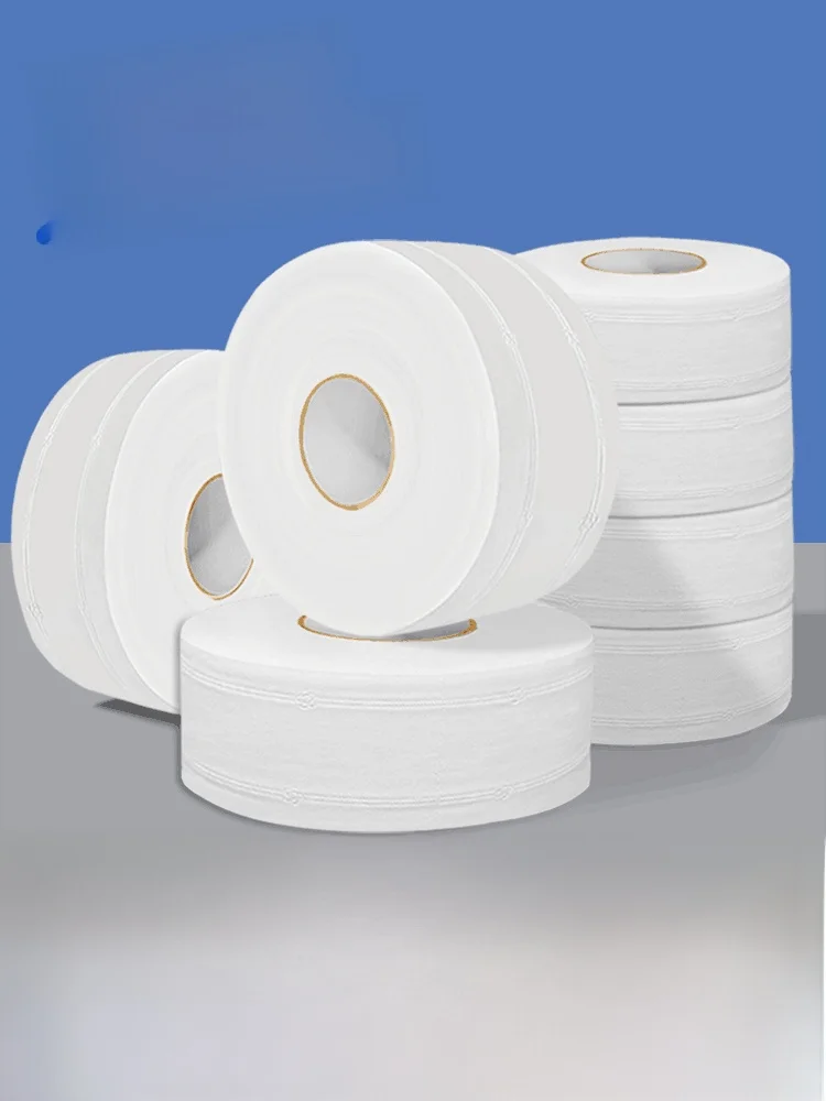 

Large Roll Toilet Paper Commercial Hotel Batoom Special Toilet Tissue Hygienic Paper Whole Box Bulk Purchase Brand Lidehui