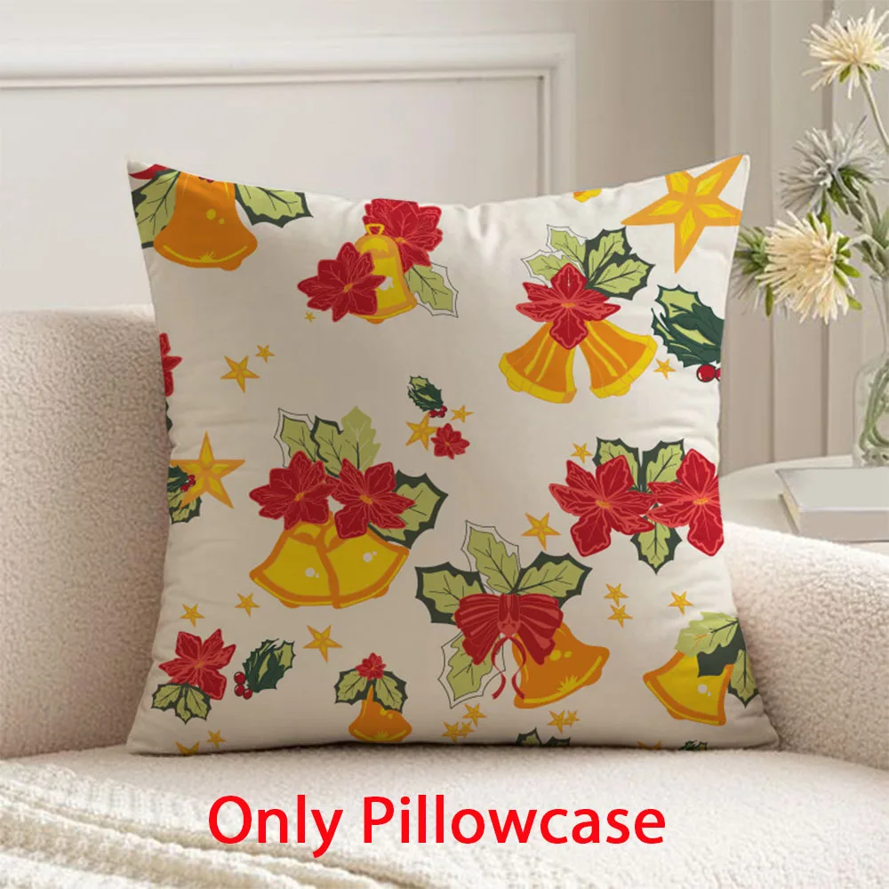

Christmas Pillow cover winter Merry Christmas decorative 45x45 cushions cover for New Year home decor pillow case