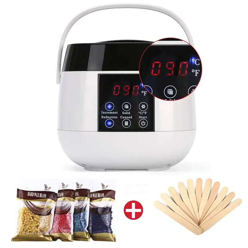 High quality Heater Wax Beans depilator Electric hair removal pot wax melt warmer with LCD touch screen