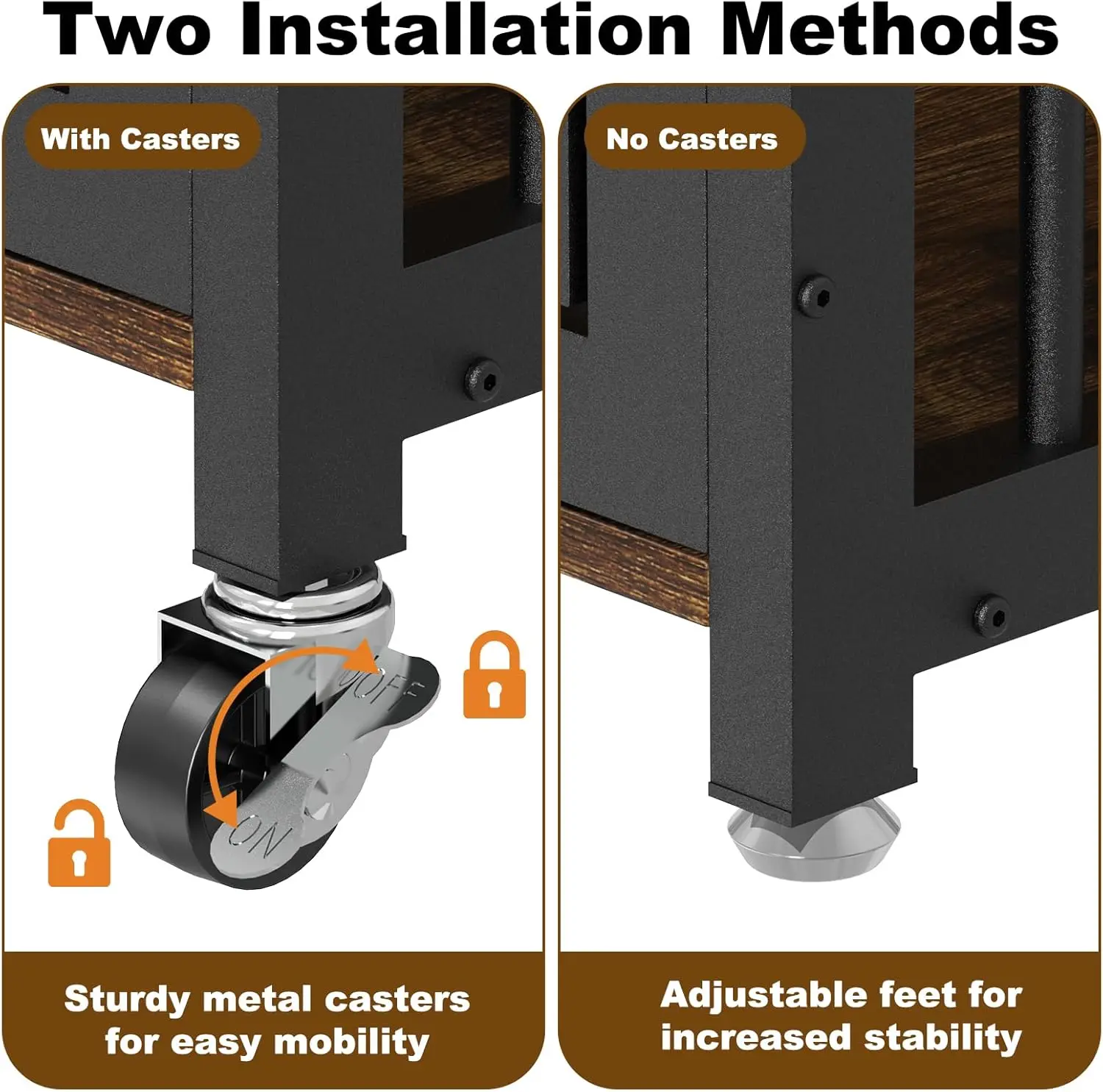 أثاث صندوق مقاس 41 بوصة/33 بوصة/27 بوصة مع علامة اسم، بيت كلب عالي التحمل داخلي، أبواب مزدوجة قوية، تزيين المنزل كحامل تلفزيون، طاولة نهائية
