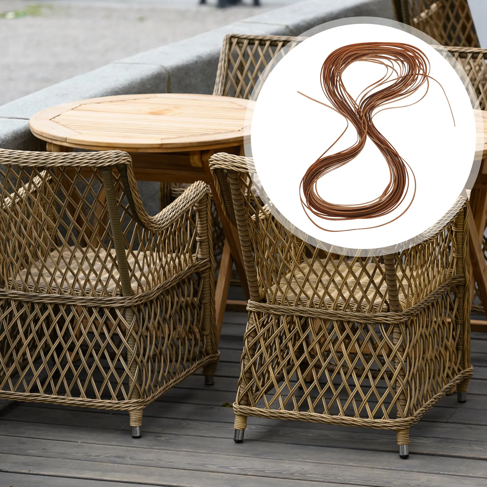 1 Roll Plastic Rattan Material For Diy Chair Repair Woven Furniture Basket Weaving Supplies Craft Making Caning Material