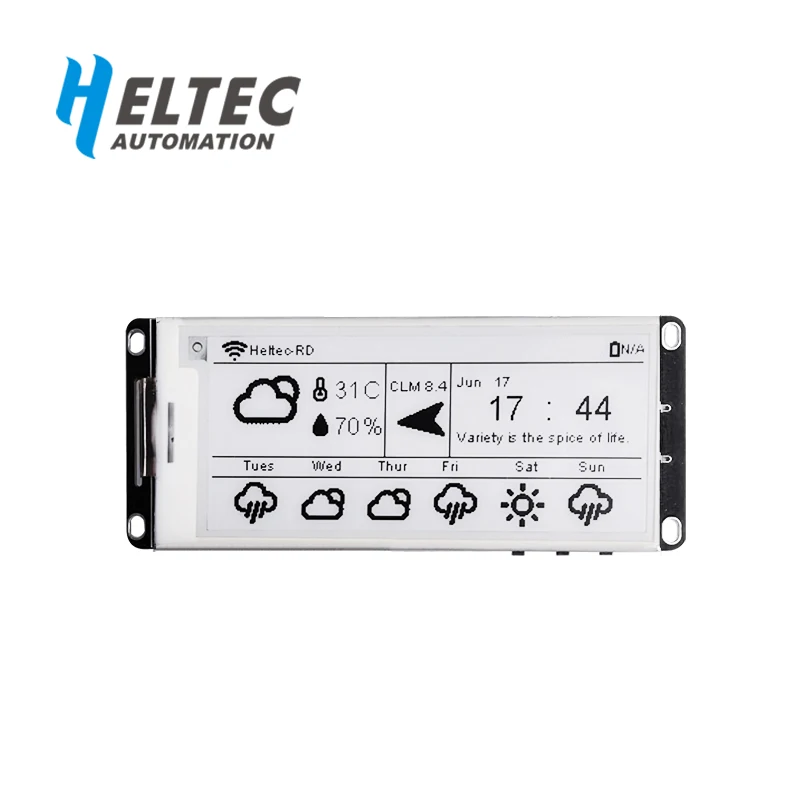 Heltec Meshtastic ESP32 Vision Master E290 E-Ink Display LoRa mit Arduino Smart Price Tag E-Paper Monitor Devboard BLE WiFi