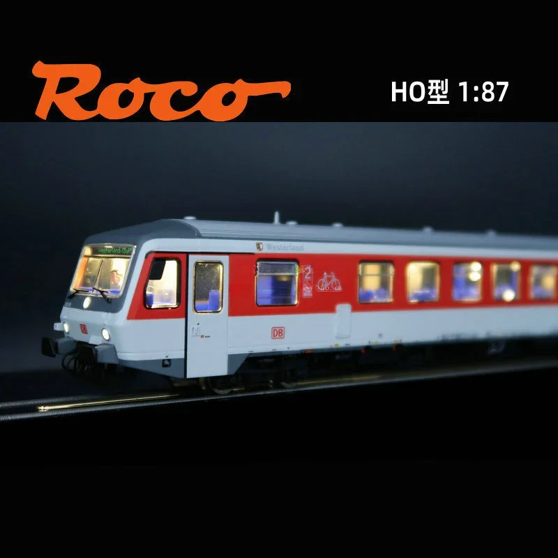 Train Model ROCO HO 1/87 72071 Germany WESTERLAND Intercity Rail Car Two Sections with Digital Sound Effects with Lights