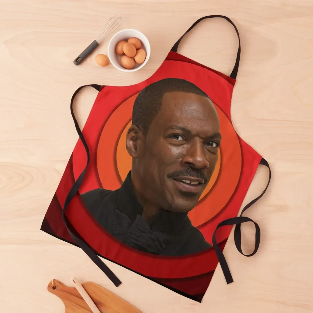 

Eddie Murphy Apron Customizable For Nail Stylist Utensils For Kitchen Woman Kitchen Apron