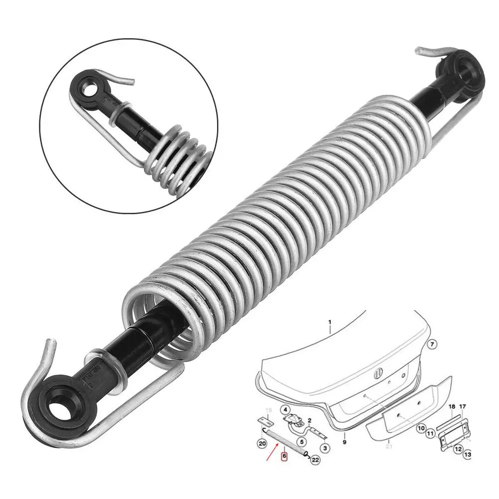 51247141490 Rear Trunk Shock Absorber with Spring For BMW 5 Series E60 525i 528i 530i 535i Auto Trunk Lifting Spring