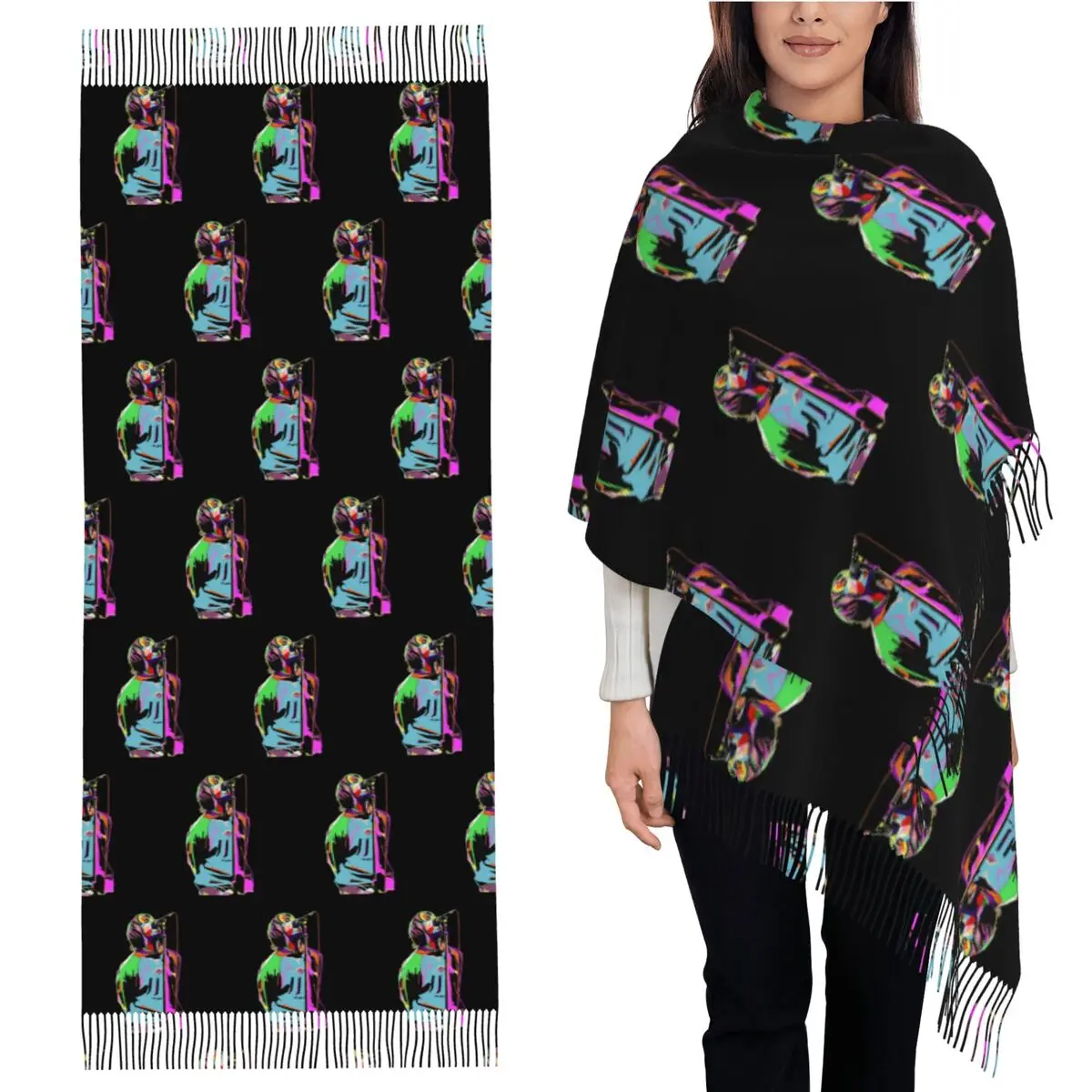 

Liam Gallagher Art Scarf Tassel Scarves for Women Soft Warm Shawls and Wraps Large Fall Winter Shawl Wrap