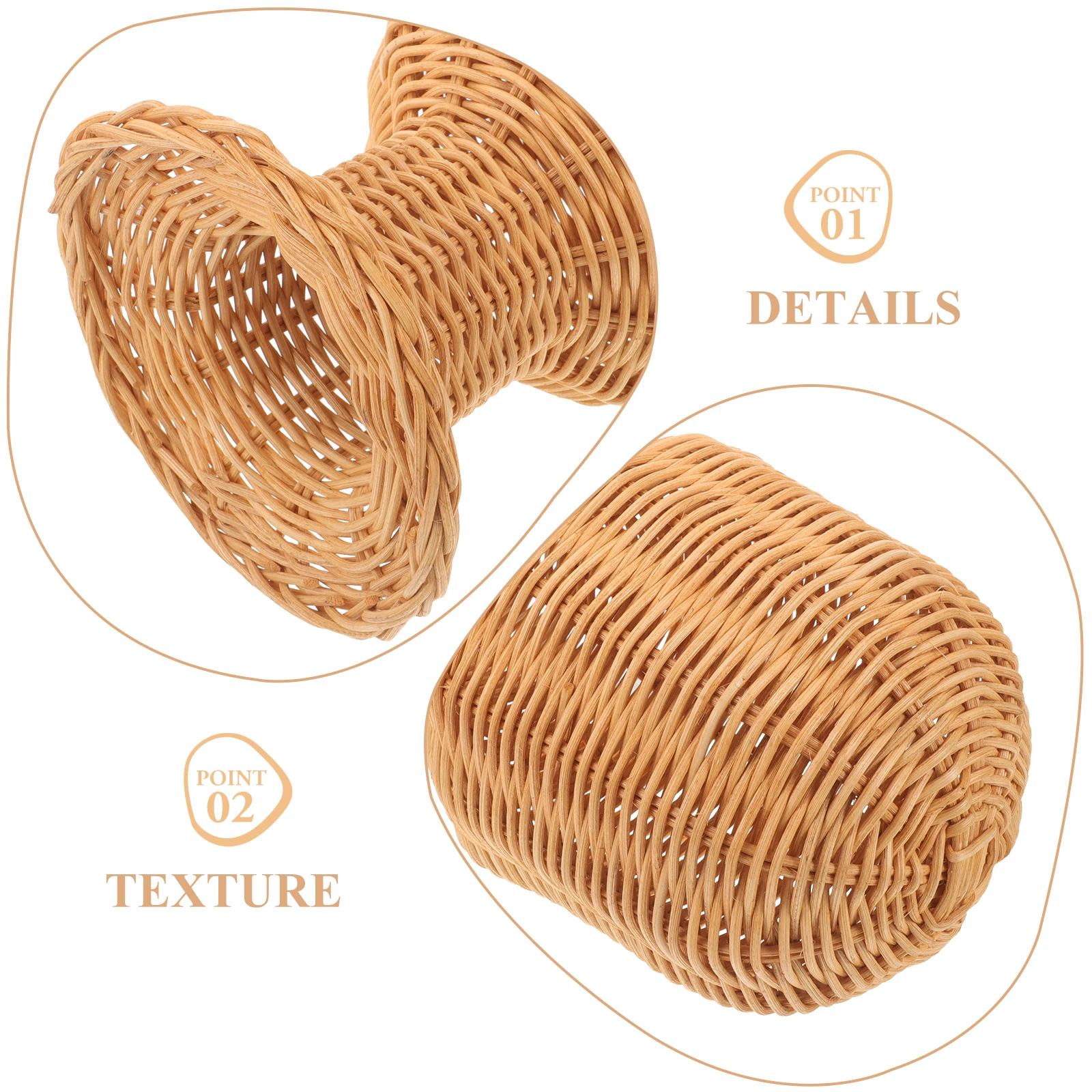 

Rattan Display Cap Holder Rack Organizer Dome Shape Countertop Tabletop Home Closet Head Shape Design