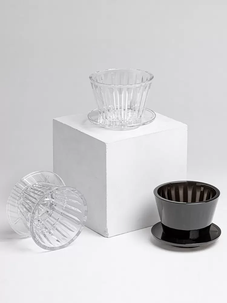 Timemore B75 Coffee Dripper Crystal Pour Over Coffee Filter Coffee Maker Flat Bottom Coffee filter cup Hand made cake filter cup - Image 4