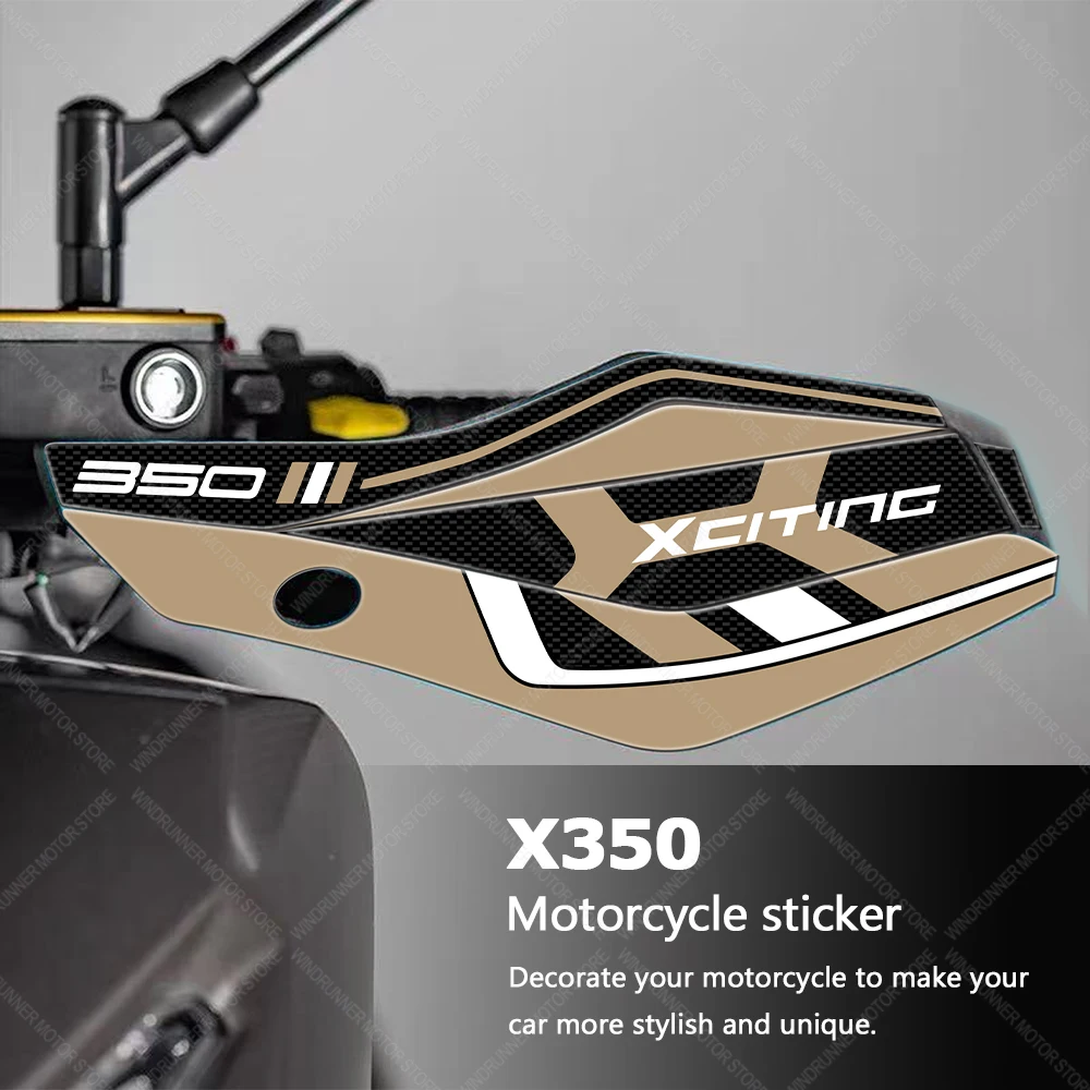 

For KYMCO X350 X350 3D Epoxy Resin Protective Sticker Motorcycle Hand Guard Stickers Protection Waterproof Protective Sticker