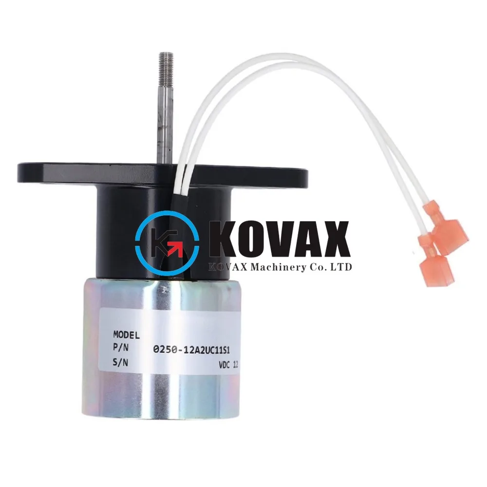 

12V 0250-12A2UC11S1 Fire shut-off solenoid valve suitable for C33D5 C38D5 C30D6 engines