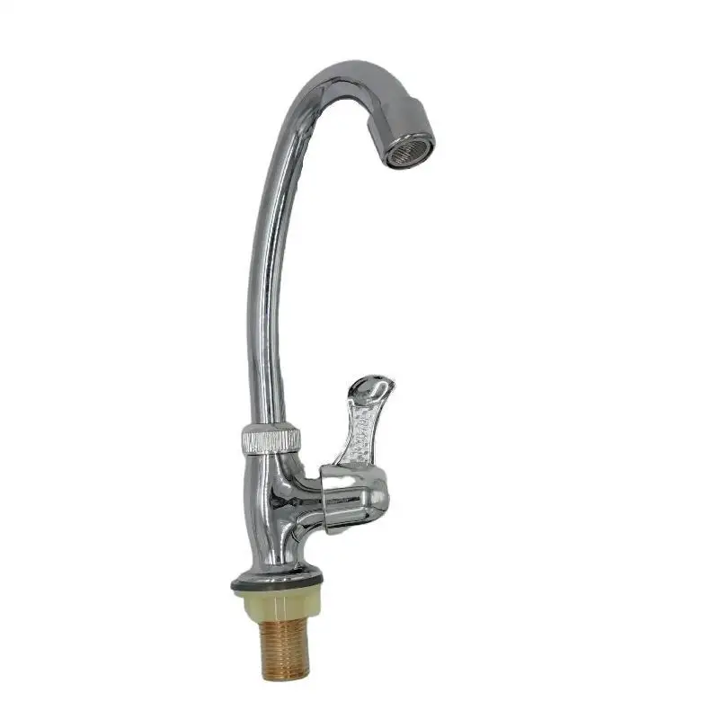 Stainless Steel Cold Water Faucet Basin Tap For Kitchen Bathroom Sink Wash Basin Single Inlet Home Plumbing Fixture Accessory