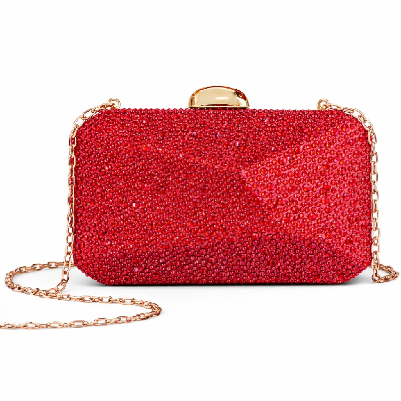 

Сумка через плечо с отделкой из стразов, вечерний клатч, стильная новинка, люксовая дизайнерская сумка 2026 года, металлическая, нюдовая, редкая